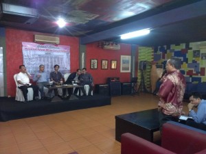 Diskusi 'Mencermati Putusan MK dan Dampak Politiknya' di Galeri Cafe, Rabu (20/8).