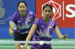 Pasangan ganda putri Indonesia gagal masuk babak semifinal BCA Indonesia Open Super Series setelah kalah dari Belanda (03/6) (Sumber : Sindonews.com)